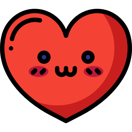 Heart emoji heart cute icon