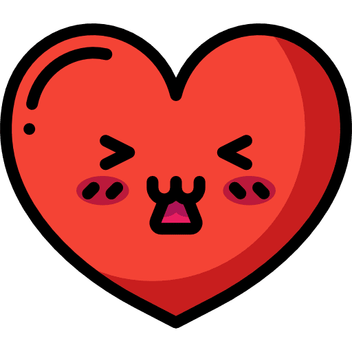 Heart love romance emoji icon