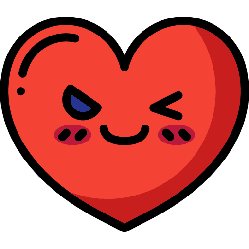 Heart smiley smileys romantic icon