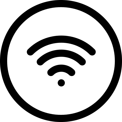 Wifi signal symbol connection interface icon