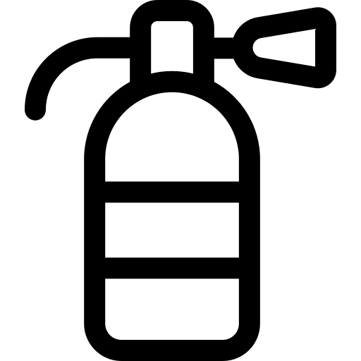 Extinguisher fire tool extinguisher icon