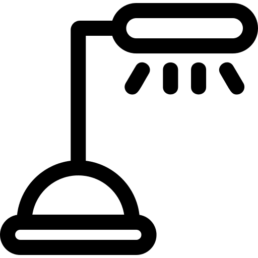 Lamp furniture and household illumination technology icon