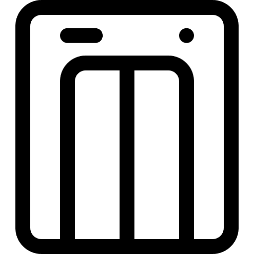 Lift transportation arrows hotel icon