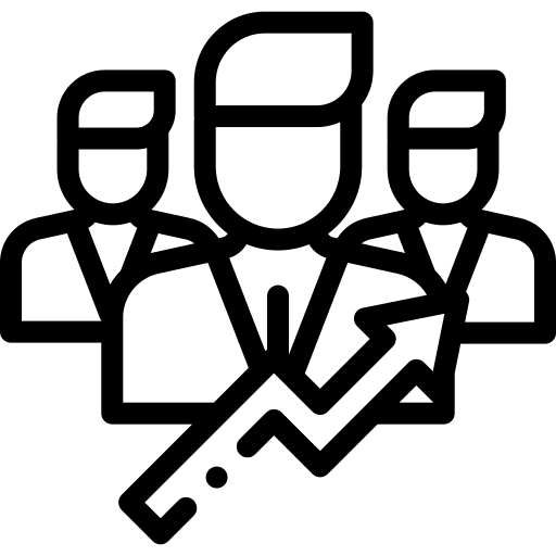 Businessman group people team icon