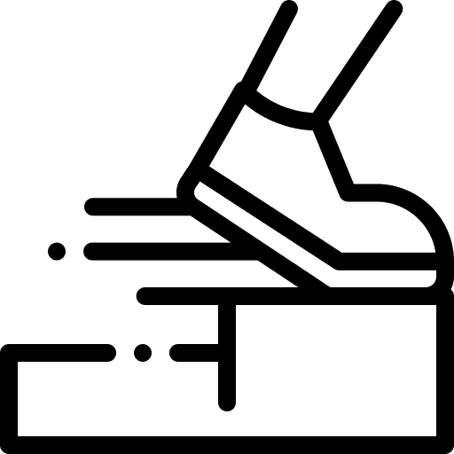 Climb climb run promotion icon