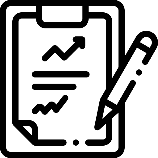 Clipboard pencil arrow clipboard icon