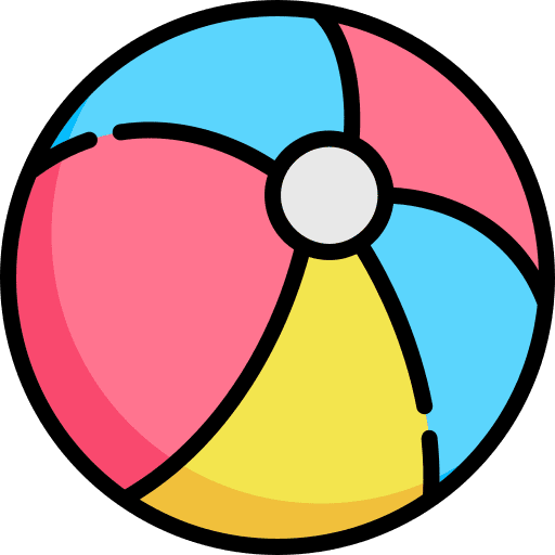 Ball leisure entertainment fun icon