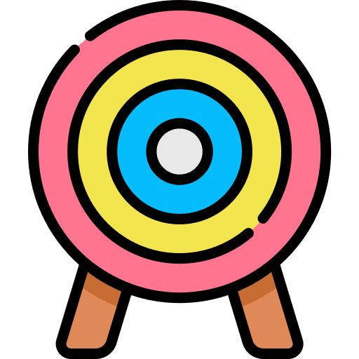 Bullseye sports and competition sport darts icon