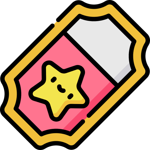 Ticket files and folders pass ticket icon