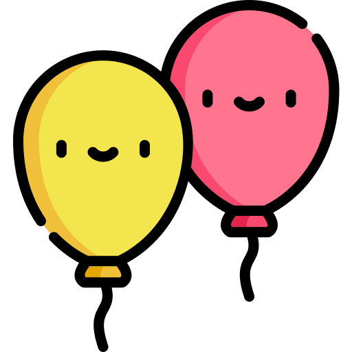 Balloons celebration birthday birthday and party icon