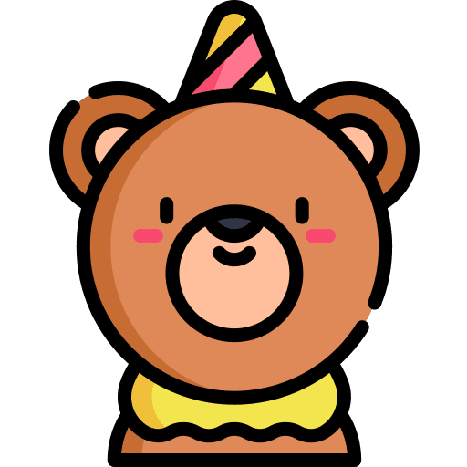 Bear circus bear animals icon