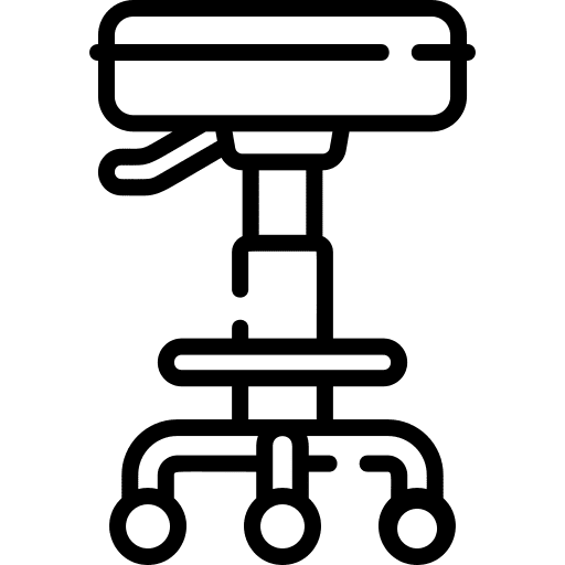 Chair buildings chair stool icon