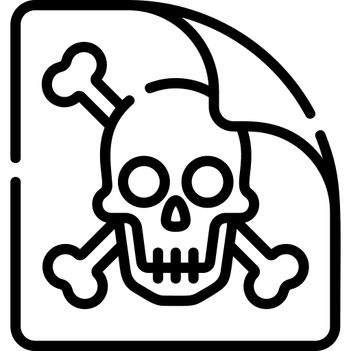 Stencil technique stencil design icon