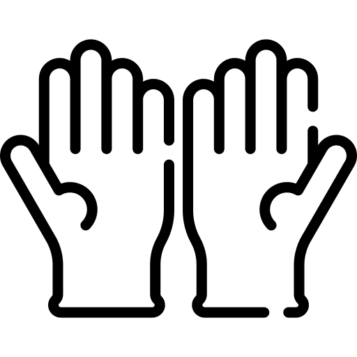 Gloves equipment hands and gestures hand gloves icon