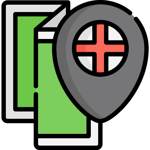 England map location pin map icon