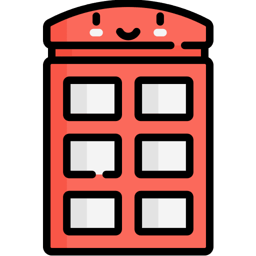 Phone booth communication phone box telephone box icon