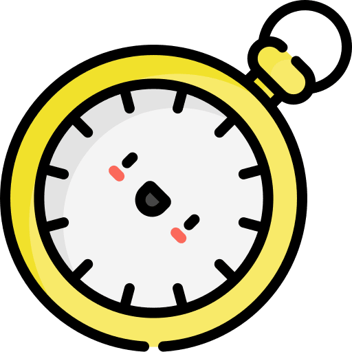 Pocket watch timing clock fashion icon