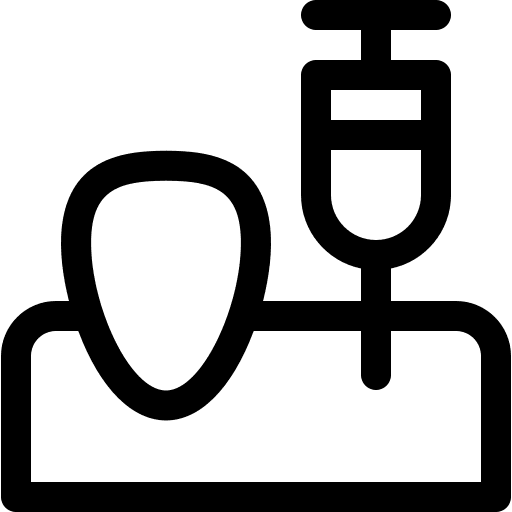 Anesthesia healthcare and medical dental molar icon