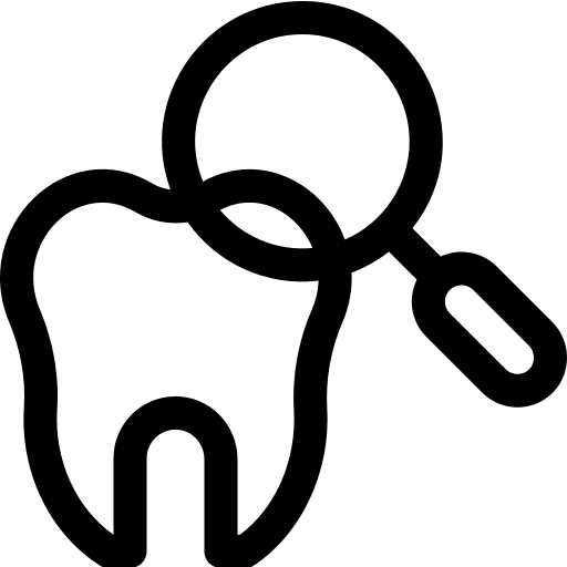 Dental checkup dentist tooth teeth icon