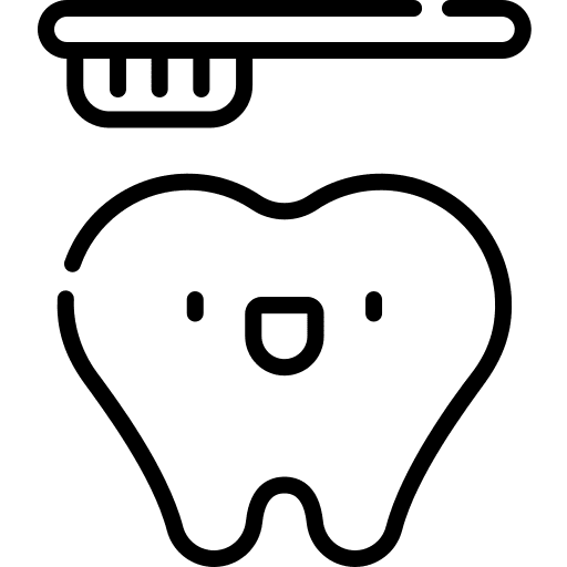 Teeth brushing clean tooth tooth paste cleaning icon