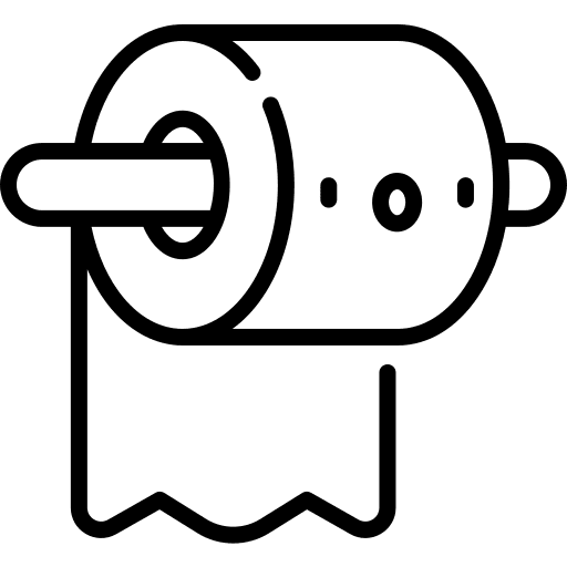 Toilet paper paper roll toilet roll icon