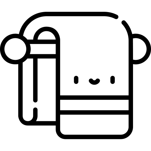 Towel furniture and household wiping towels icon