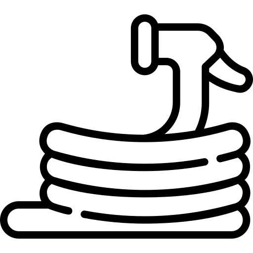 Hose farming and gardening tools and utensils garden icon