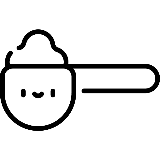 Ladle powder furniture and household wash icon