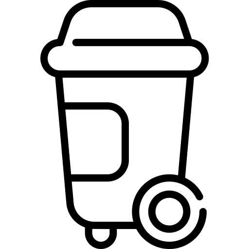 Trash can garbage trash can icon