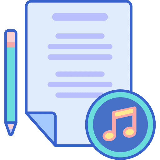 Lyrics files theme note icon