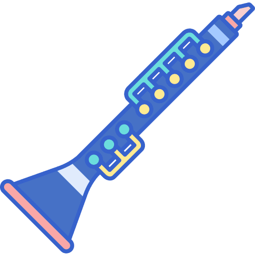 Oboe music orchestra wind instrument icon