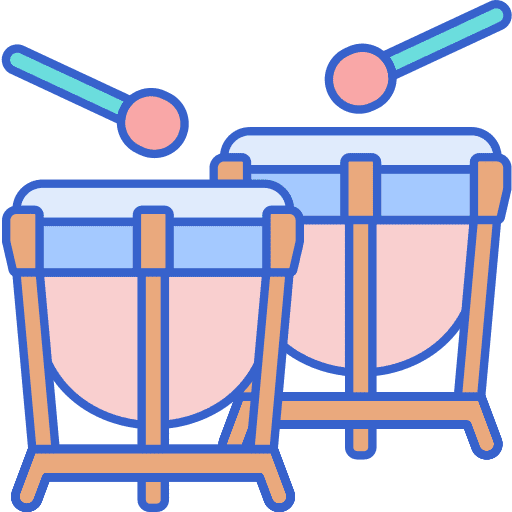 Timpani percussion instrument musical instrument music and multimedia icon