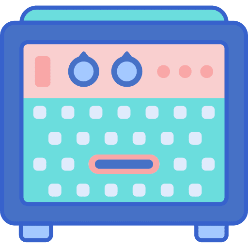 Amplifier amplifier speaker audio box icon