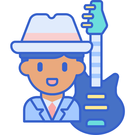 Blues music musical instrument orchestra icon