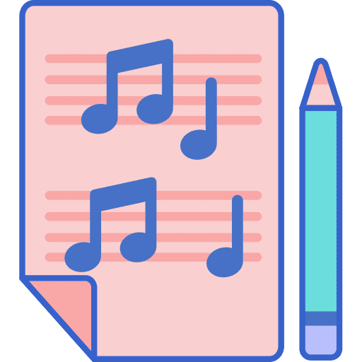 Songwriter file song writer icon