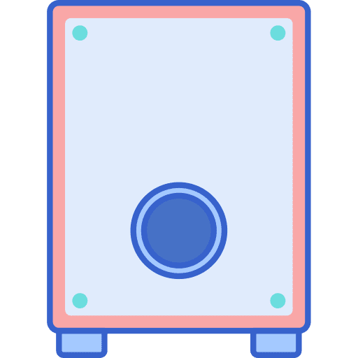 Cajon music and multimedia percussion instrument cajon icon