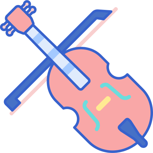 Cello string instrument orchestra music and multimedia icon
