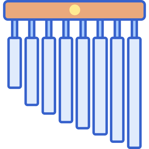 Chime musical instrument chimes percussion instrument icon