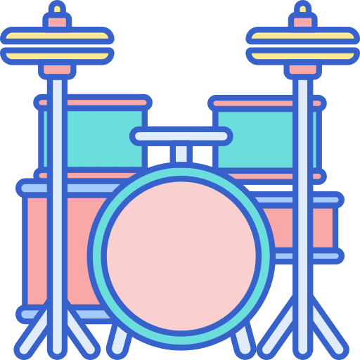 Drum set cymbal drum drum set icon