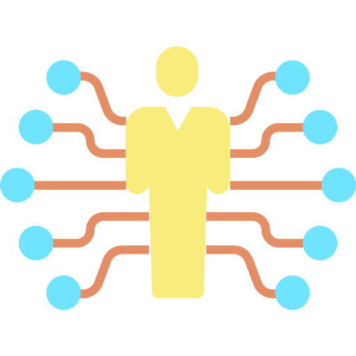 Ai machine artificial intelligence robotics icon