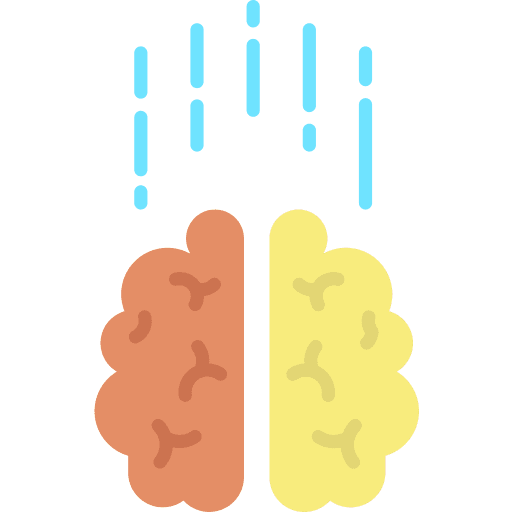 Brain people education body organ icon