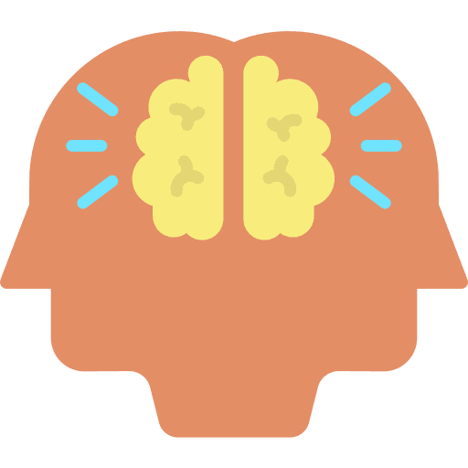 Brain organ brain healthcare and medical icon