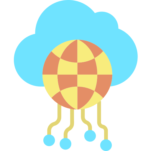 Network global world wide global network icon