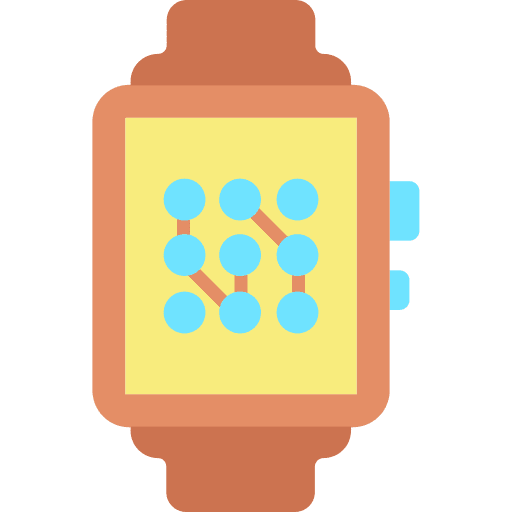 Smartwatch chat bubble smartwatch device icon