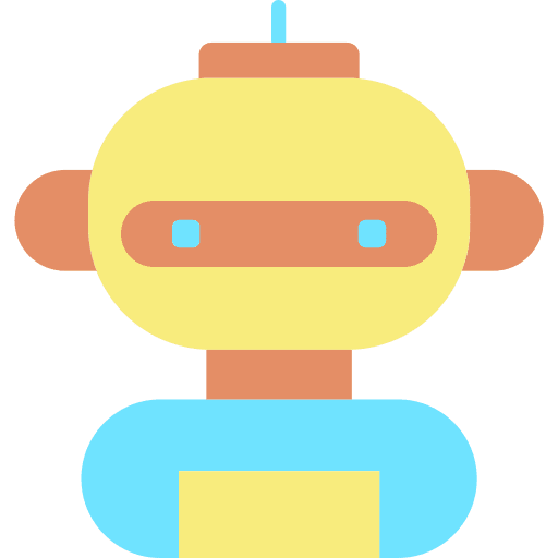 Ai robot robotic android icon