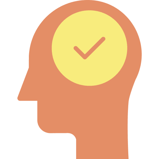 Correct check positive ideas icon