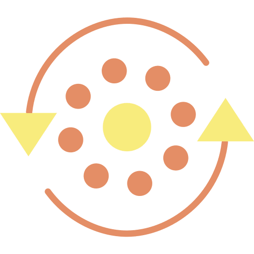 Synchronization traffic seo and web refresh icon