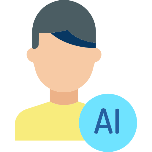 User ai user technology icon