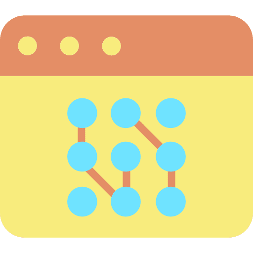 Web robotics ai ui icon