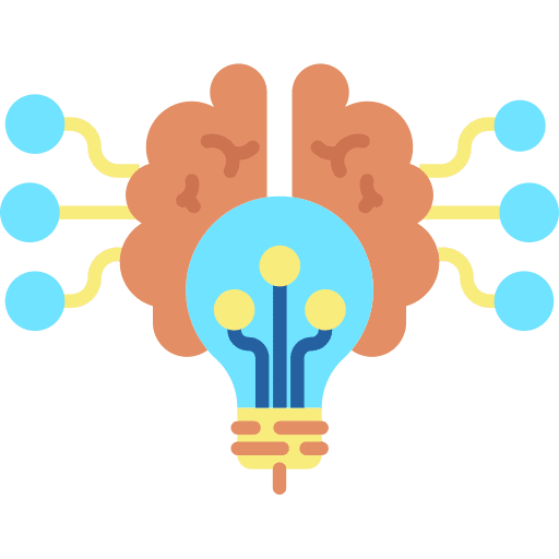 Idea electricity illumination intelligence icon